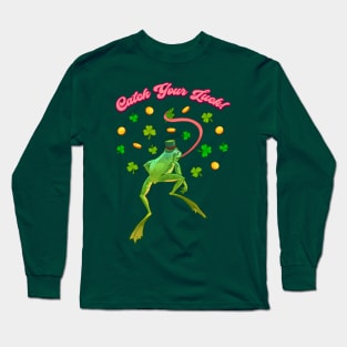 Catch Your Luck Funny St. Patrick's Day Long Sleeve T-Shirt